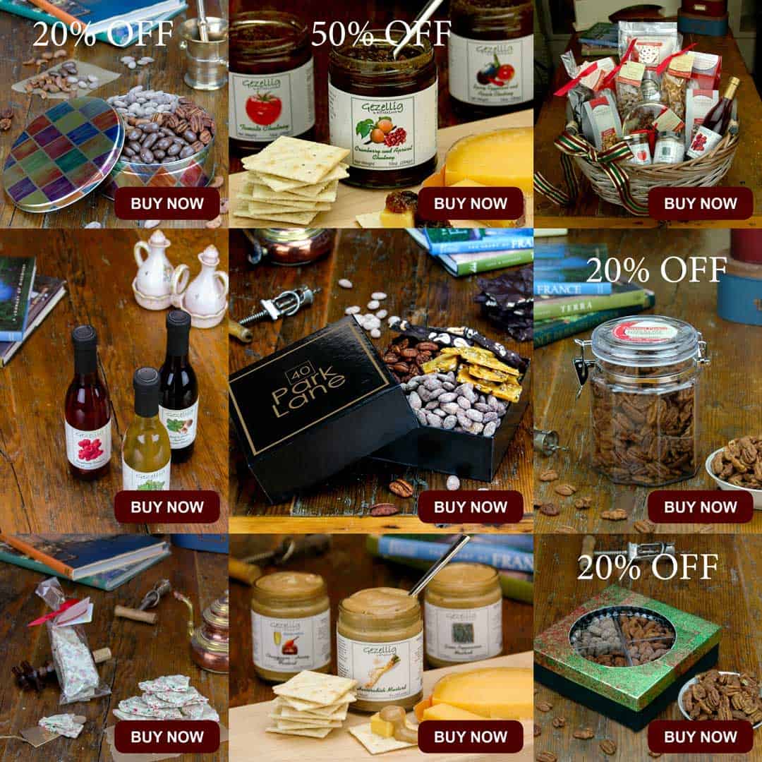 Promotional Images - Hans van Putten - Holiday Email Campaign - Selection of Gourmet Gifts